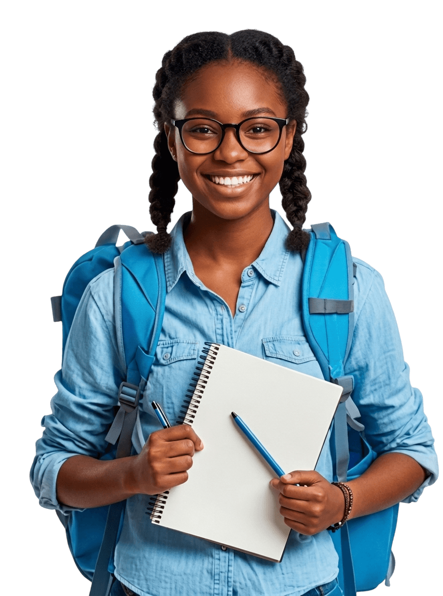 Secondary school revision students